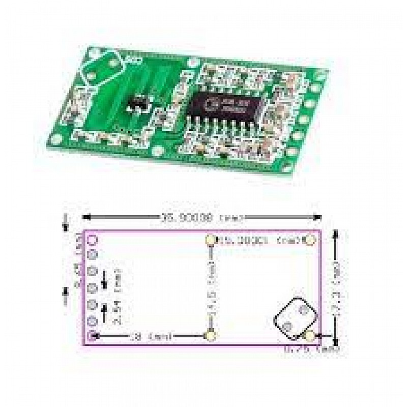 Микровълнов датчик за движение RCWL-0516