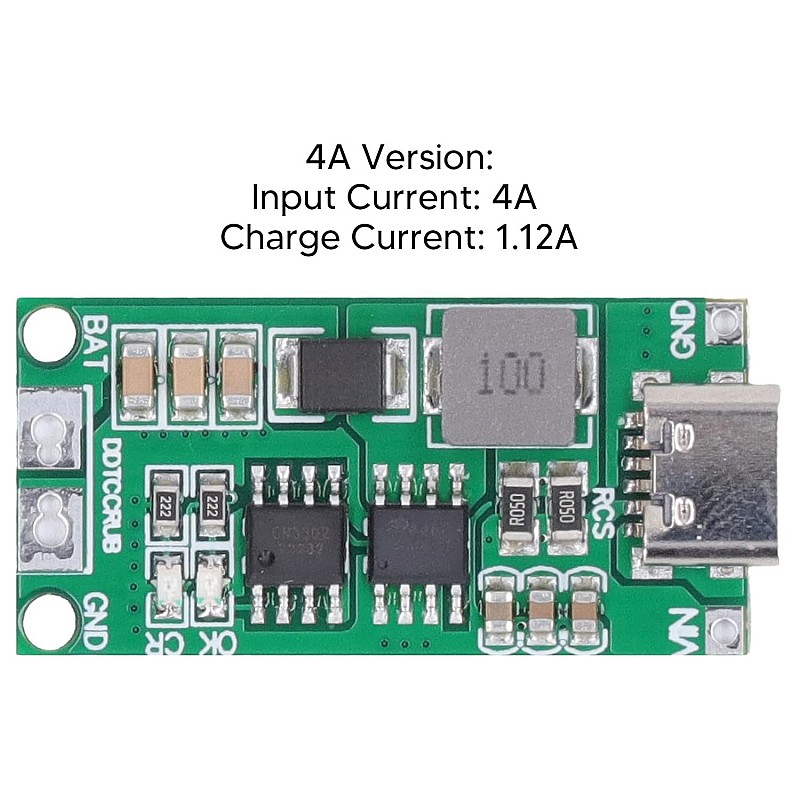 Многоклетъчно PCB зарядно устройство USB Type-C 4S 4A