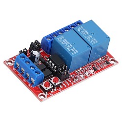 Двуканално бистабилно реле 12V HL/LL с 2 бутона