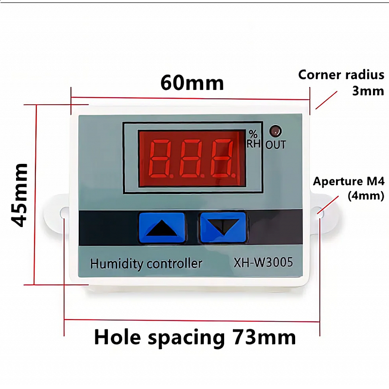 Влагорегулатор, контролер за влажност 220V