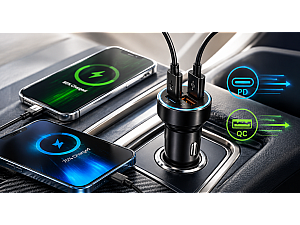 USB PD и QC обяснени: защо едно зарядно за кола зарежда по-бързо от друго