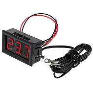 Електронен термометър със сонда с ухо M4, 5V-15VDC